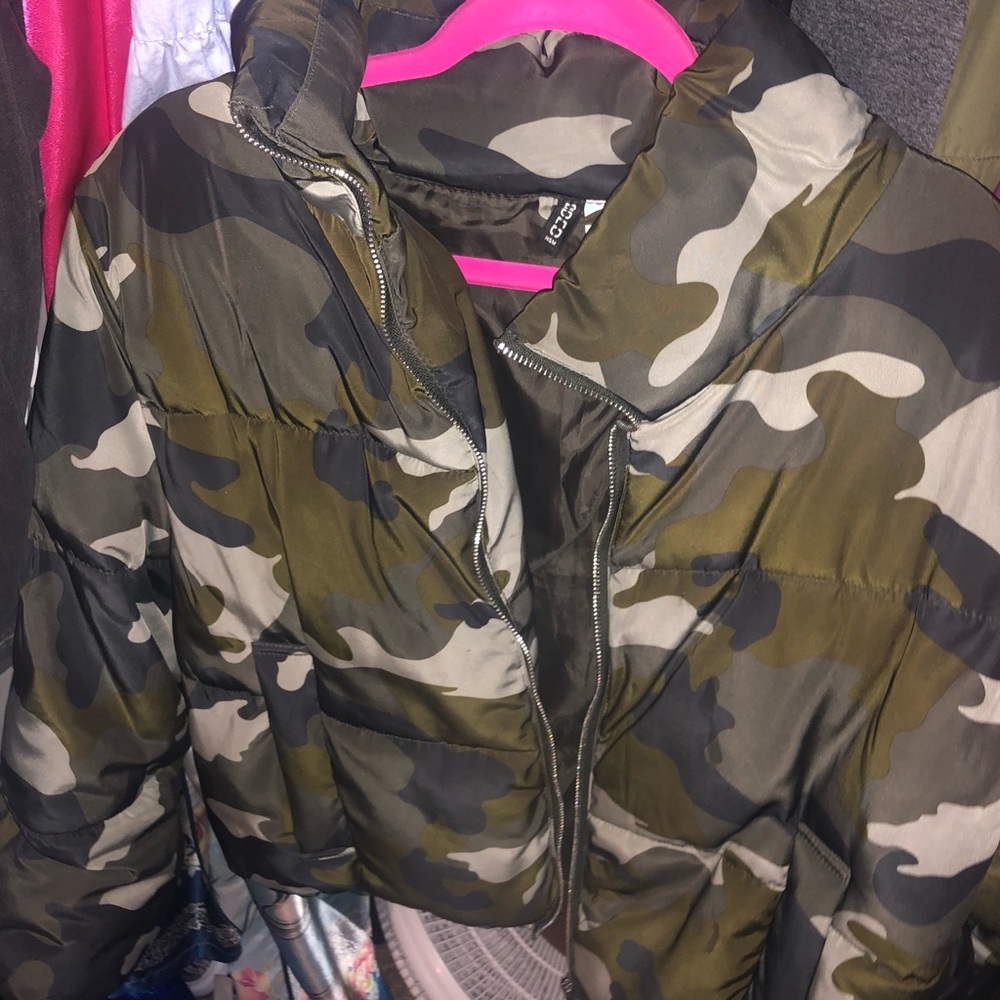 Camo puffer